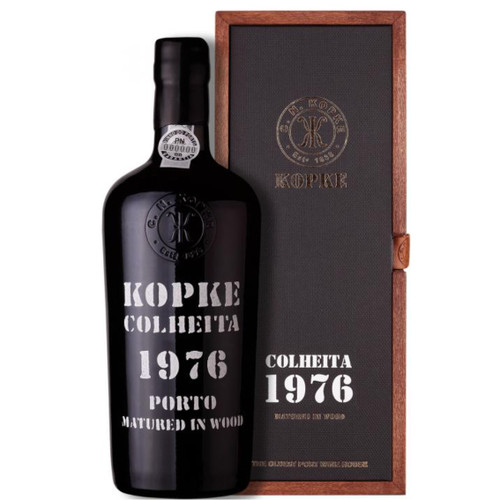1976 Colheita Port i Gaveæske - Kopke