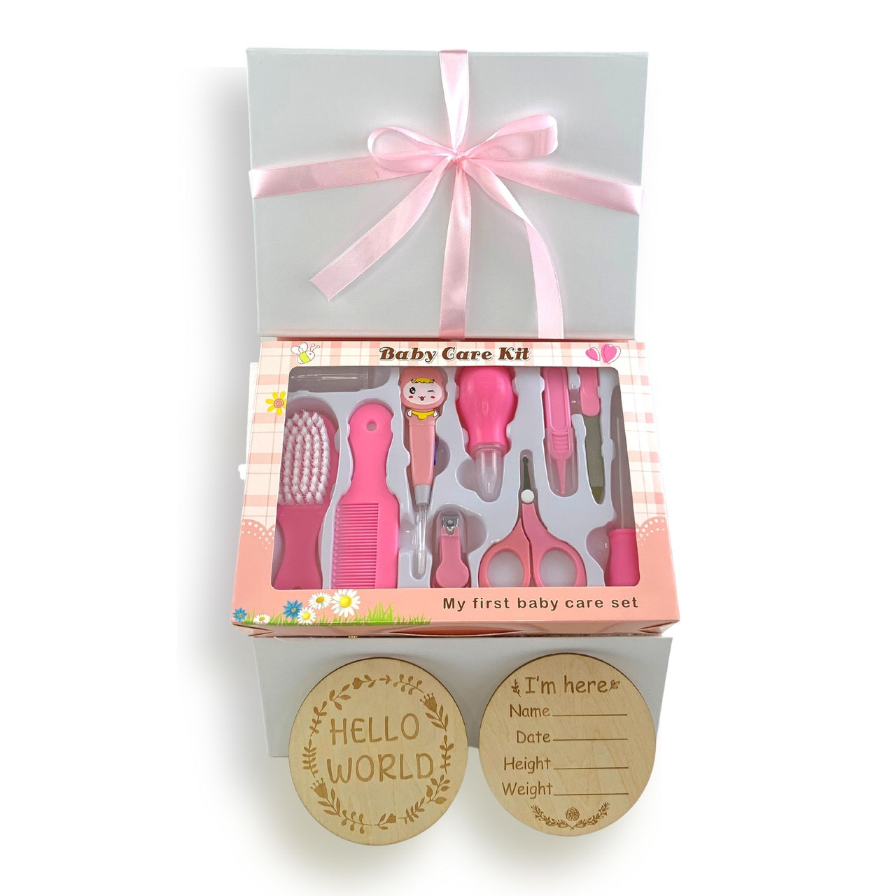 New Baby Girl Gift Set Box, Welcome Baby Gift Set, Baby Shower