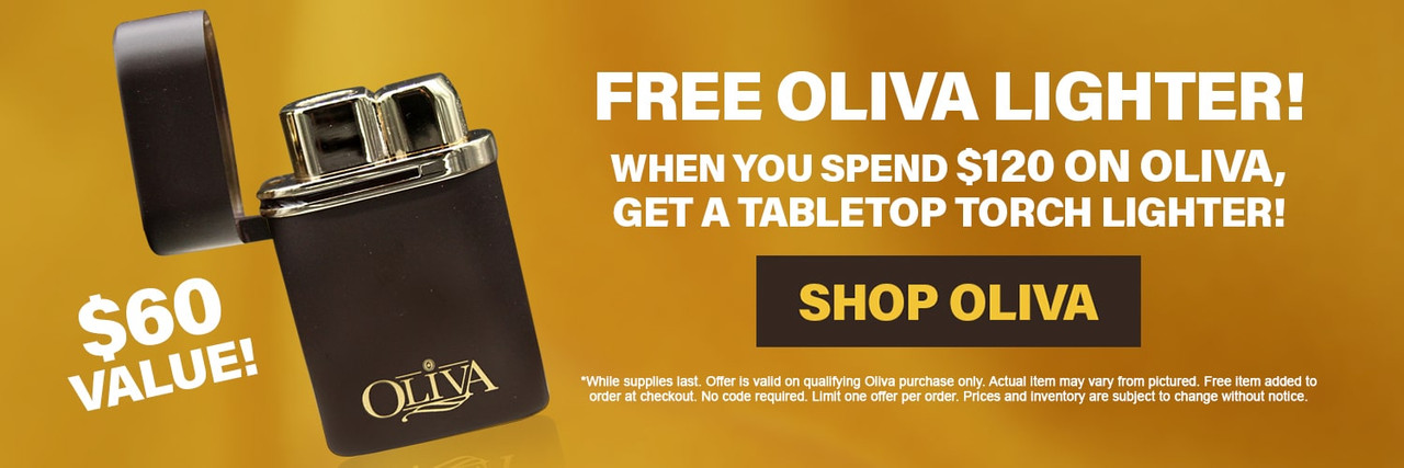 Free Oliva Lighter Offer