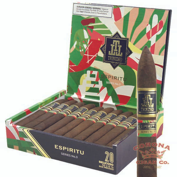 3 in 1 tobacco box Trinidad Espiritu Series No. 3 Belicoso