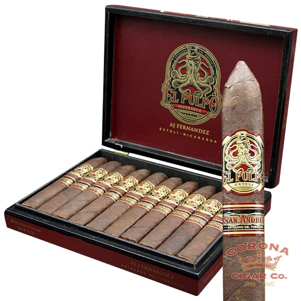 tobacco pulp El Pulpo Belicoso Grande