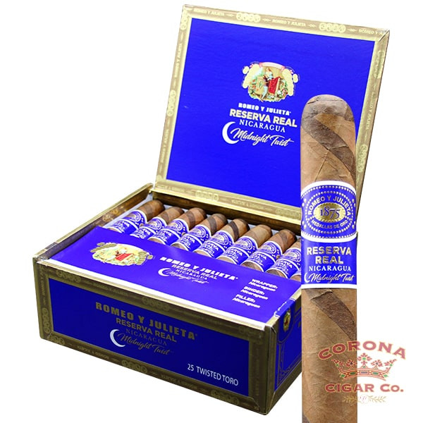Romeo y Julieta Reserva Real Nicaragua Midnight Twist Toro