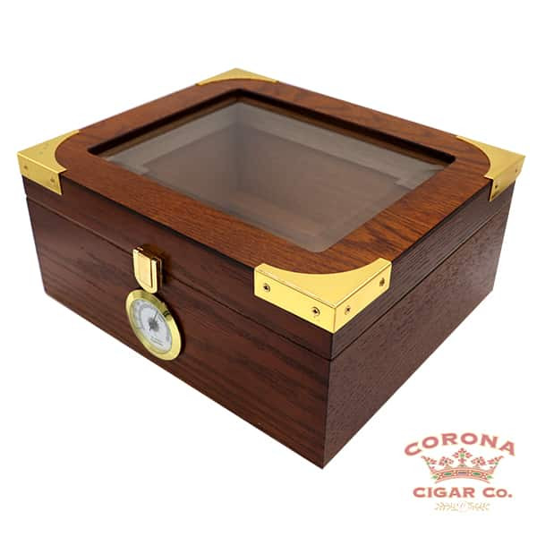 Capri Glasstop 25ct Humidor