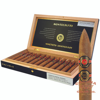 Montecristo 90th Anniversary No. 2 (6 1/8 x 52)