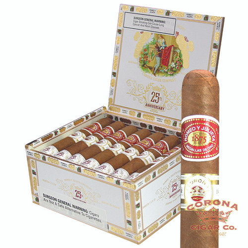 Romeo y Julieta Corona Cigar 25th Anniversary Robusto (5 x 54)