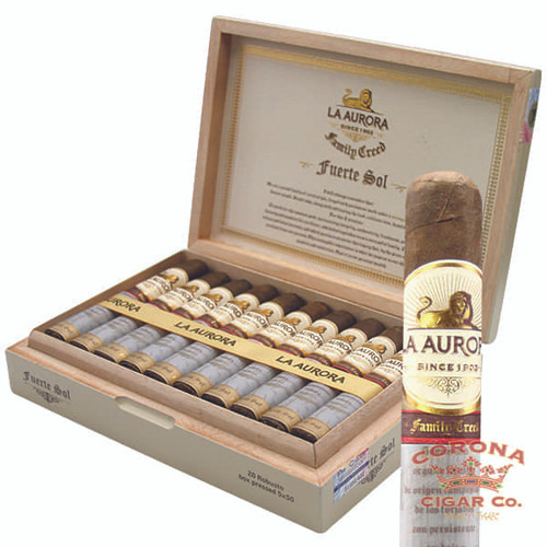 La Aurora Family Creed Fuerte Sol Robusto (5 x 50)