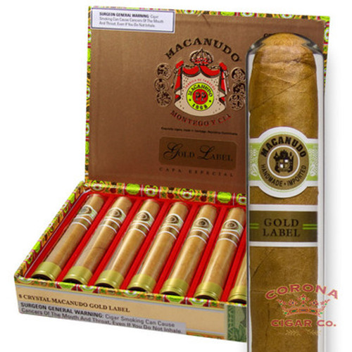 Macanudo Gold Crystal Tube (5 1/2 x 50)
