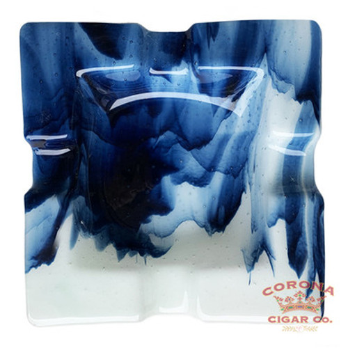 Aaron Thomas Collection Blue Smokey Ashtrays