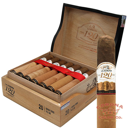 La Aurora 120th Anniversary Robusto (5 x 50) - Corona Cigar Co.