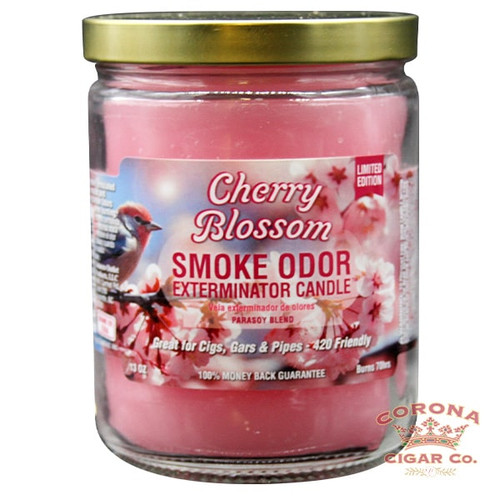 Smoke Odor Candle - Cherry Blossom(13oz Jar)