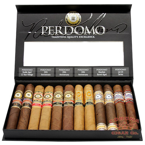Perdomo Award-Winning Connoisseur Collection 12-Cigar Sampler