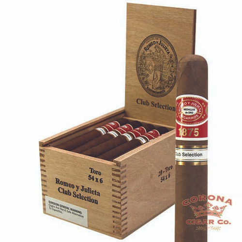 Romeo y Julieta Club Select Toro (6 x 54)
