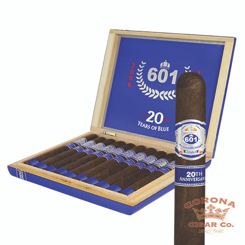 601 Blue Maduro 20th Anniversary Oval (6 1/4 x 56)