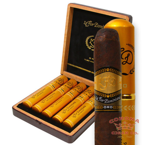 La Flor Dominicana Oro No.6 Maduro Tubo