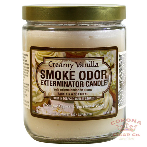 Smoke Odor Candle - Creamy Vanilla (13oz Jar)