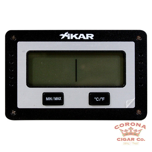 Xikar Round Digital Hygrometer with Analog Display