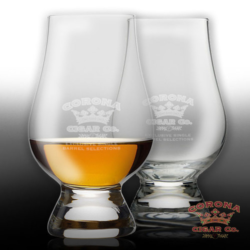 Corona Cigar Co. Glencairn Whisky Glasses