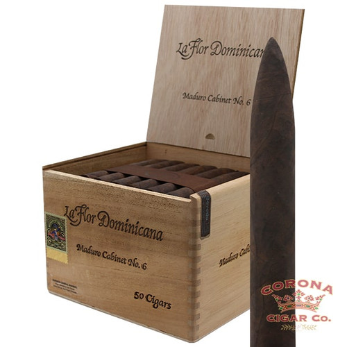 La Flor Dominicana Cabinet Maduro No. 6 (5 3/4 x 54)