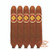 5- Pack Diamond Crown Natural No 6