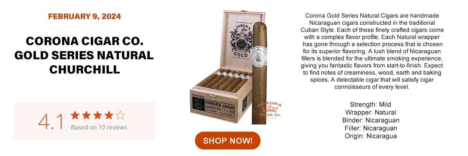 Corona Gold Series Natural Churchill