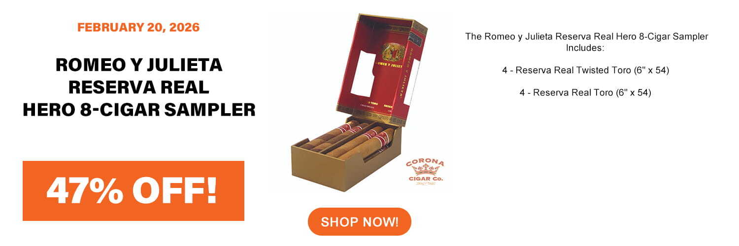 Romeo y Julieta Reserva Real Hero 8-Cigar Sampler