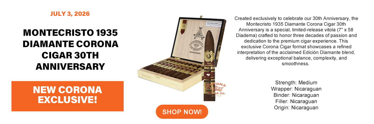 Montecristo 1935 Diamante Corona Cigar 30th Anniversary