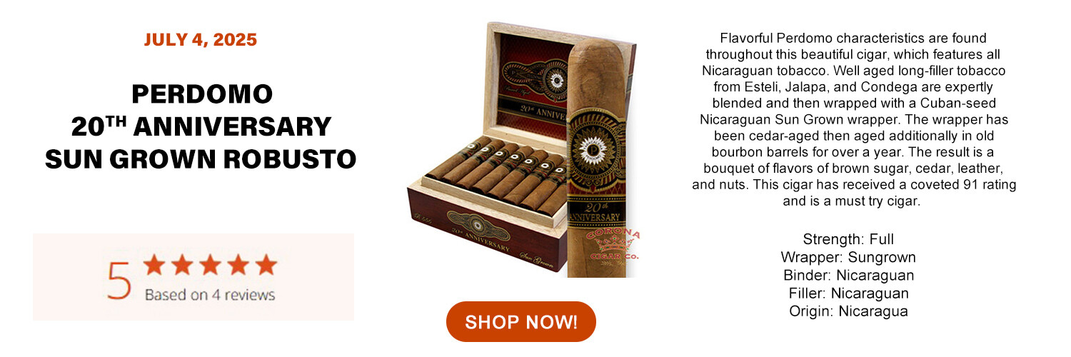 Perdomo 20th Anniversary Sun Grown Robusto