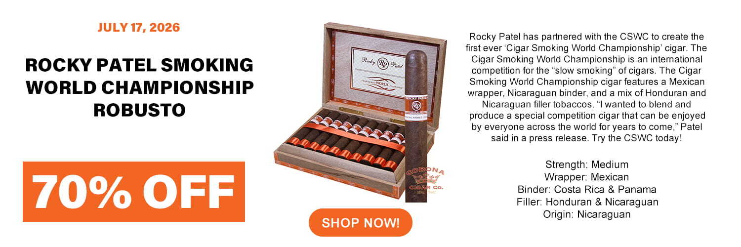 Rocky Patel Smoking World Championship Robusto