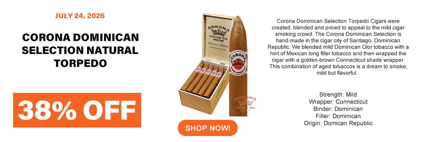 Corona Dominican Selection Natural Torpedo