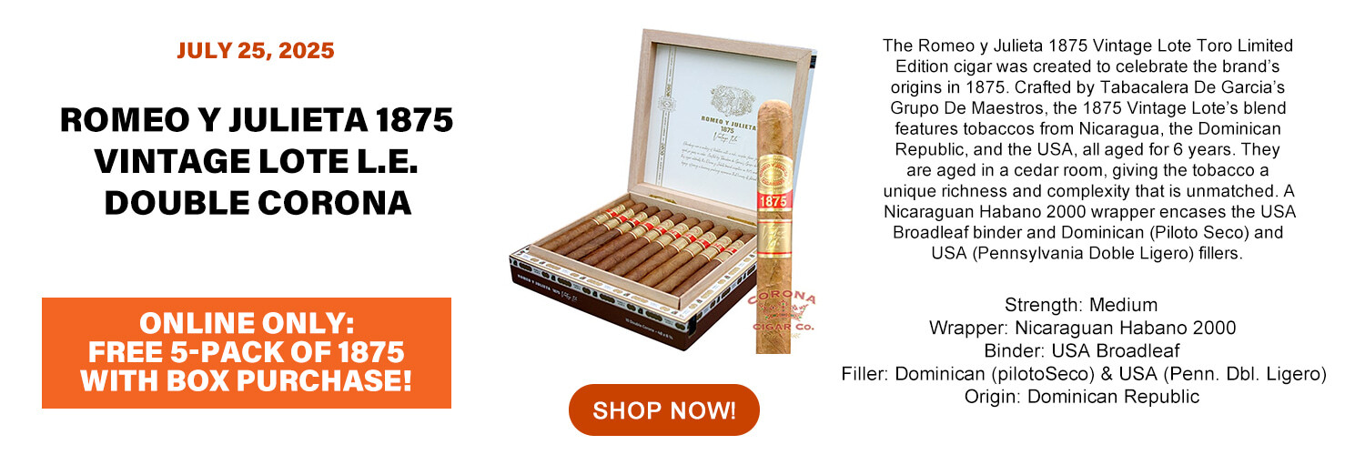 Romeo y Julieta 1875 Vintage Lote Limited Edition Double Corona