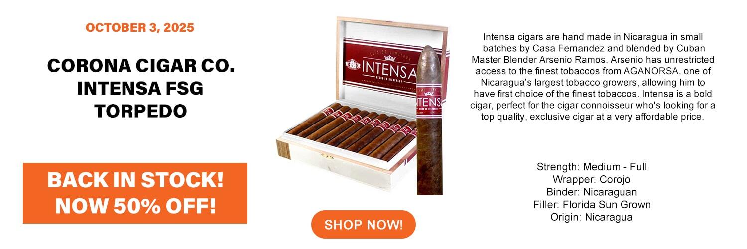 50% OFF Corona Intensa FSG Torpedo