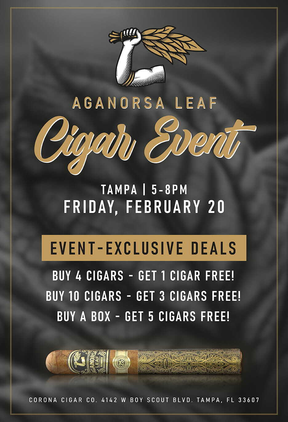 Aganorsa Leaf Cigars Event - Tampa