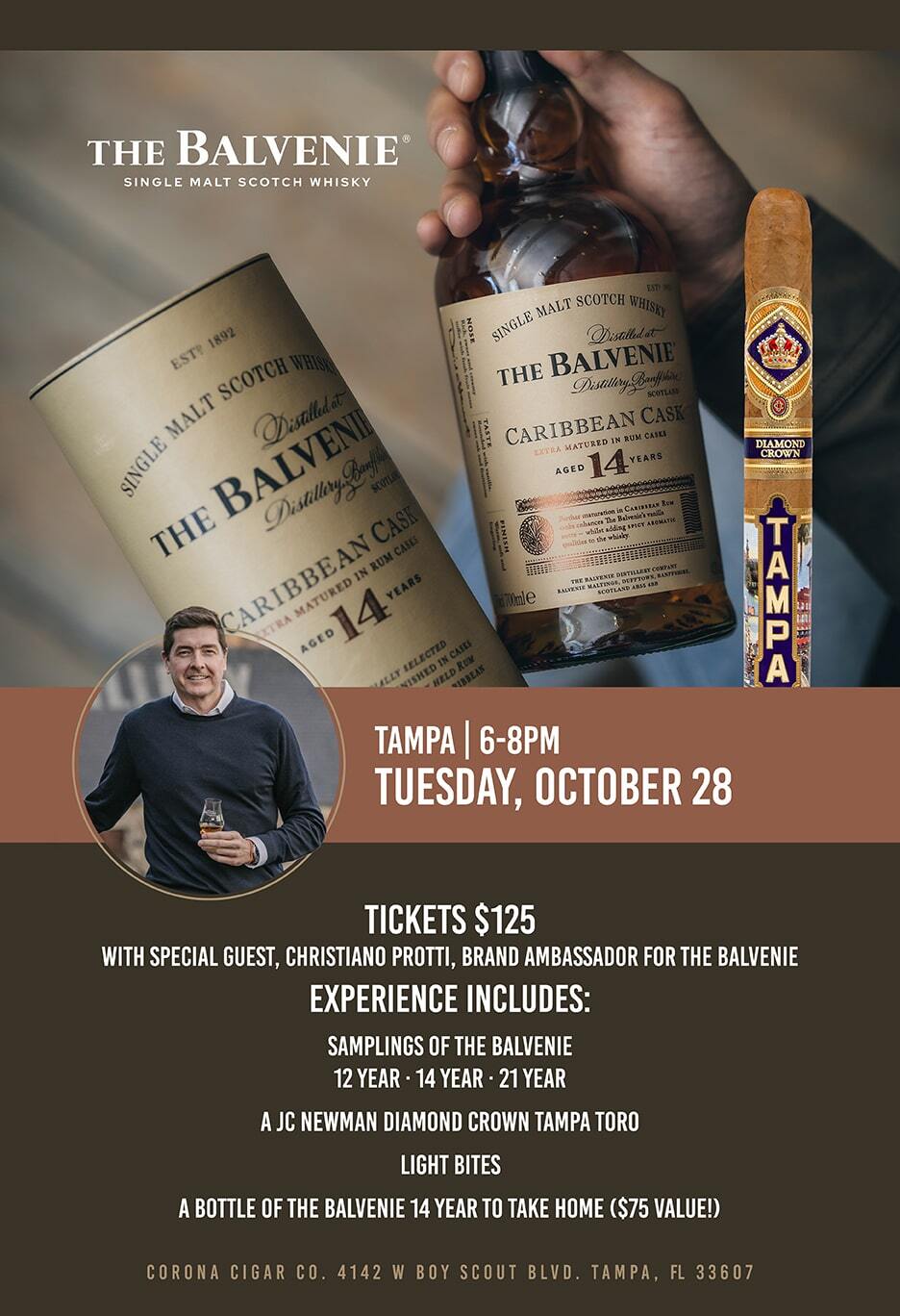 The Balvenie Tasting Event ft. Christiano Protti - Tampa