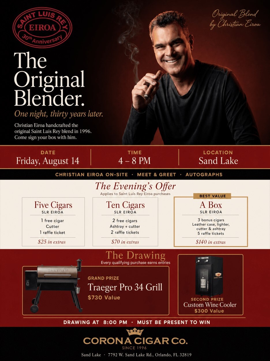 The Original Blender: An Evening with Christian Eiroa - Dr. Phillips