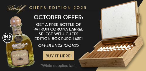 Free Bottle with Davidoff Chefs Edition 2025