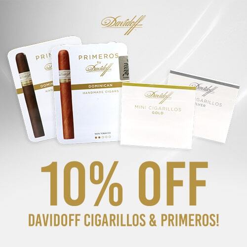 10% OFF Davidoff Cigarillos & Primeros