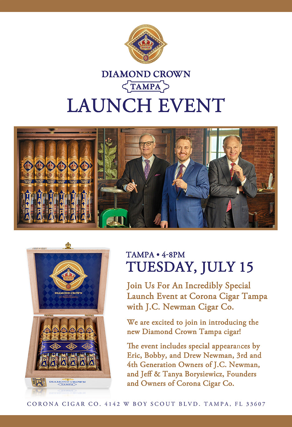 Diamond Crown Tampa Cigars Launch Event - Tampa