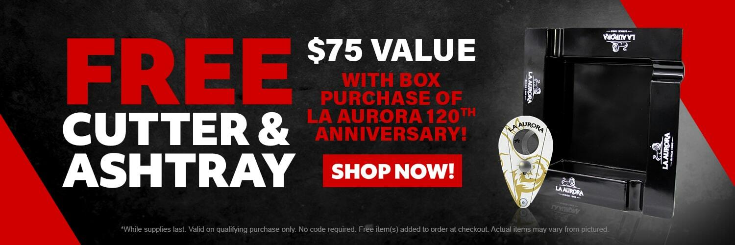 Free La Aurora Cutter & Ashtray