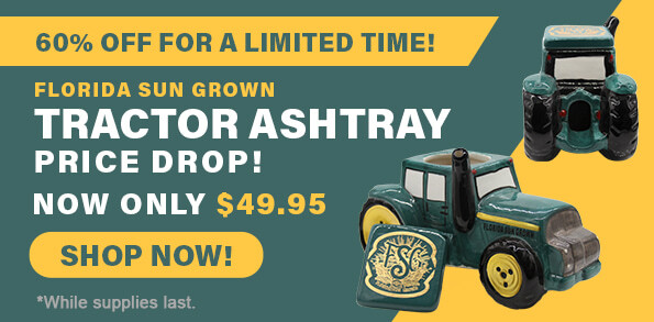 60% OFF FSG Tractor Ceramic Ashtray