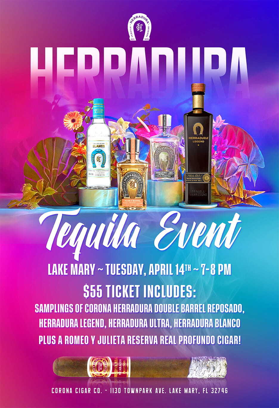 Herradura Tasting Event - Lake Mary/Heathrow