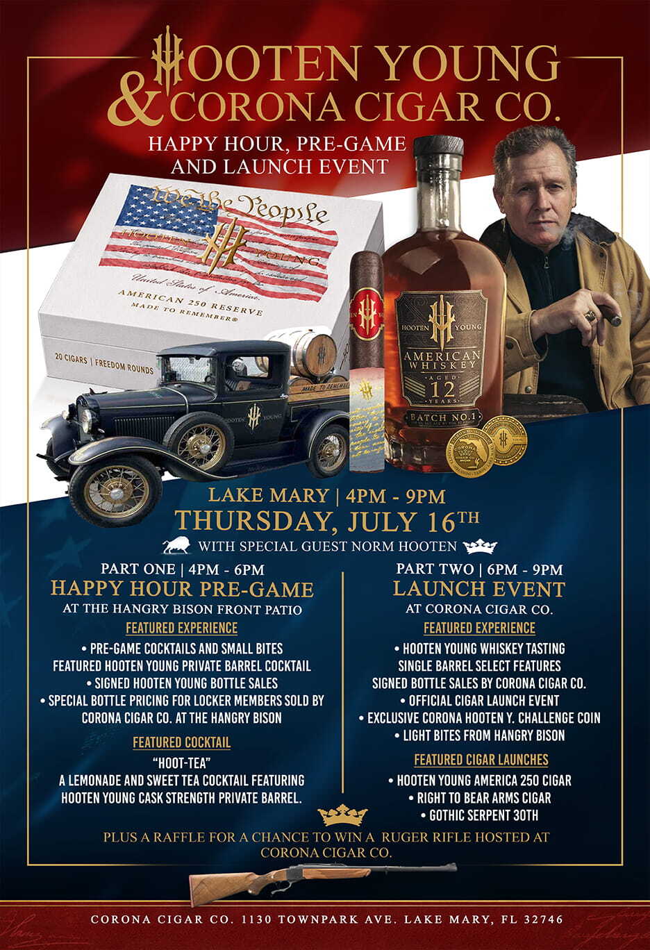 Hooten Young America 250 Launch Event ft. Norm Hooten - Lake Mary/Heathrow