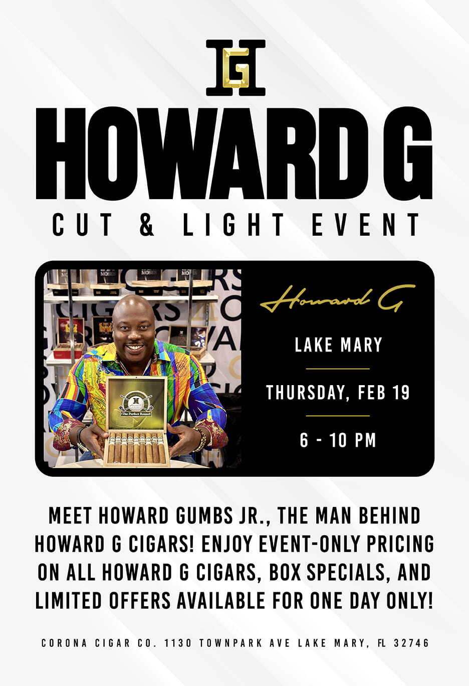 Howard G Cigars Meet & Greet Event - Lake Mary/Heathrow
