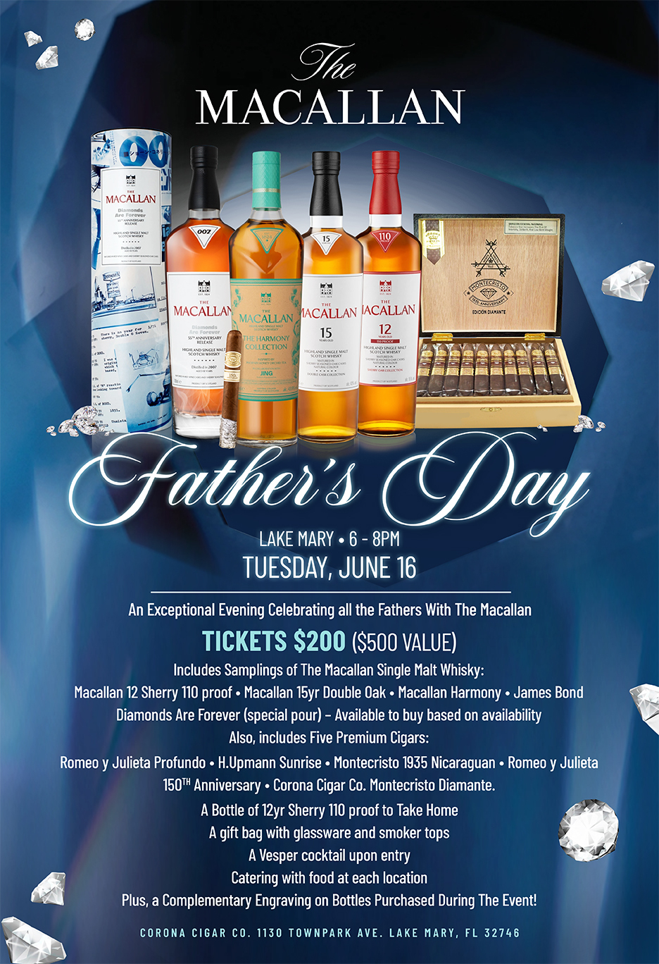 The Macallan Father's Day Event - Lake Mary/Heathrow