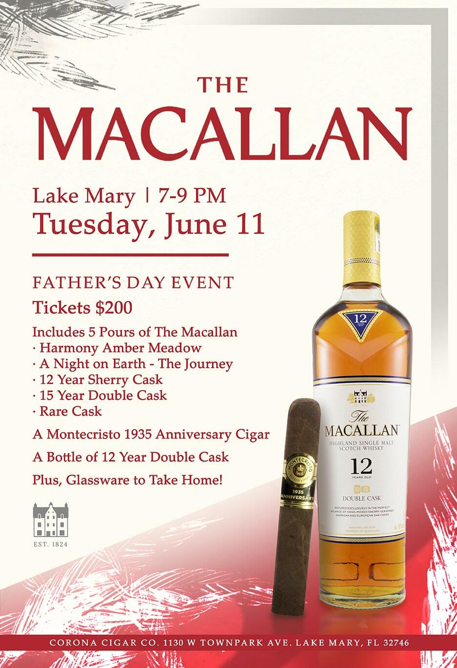 The Macallan Tasting Event - Lake Mary/Heathrow