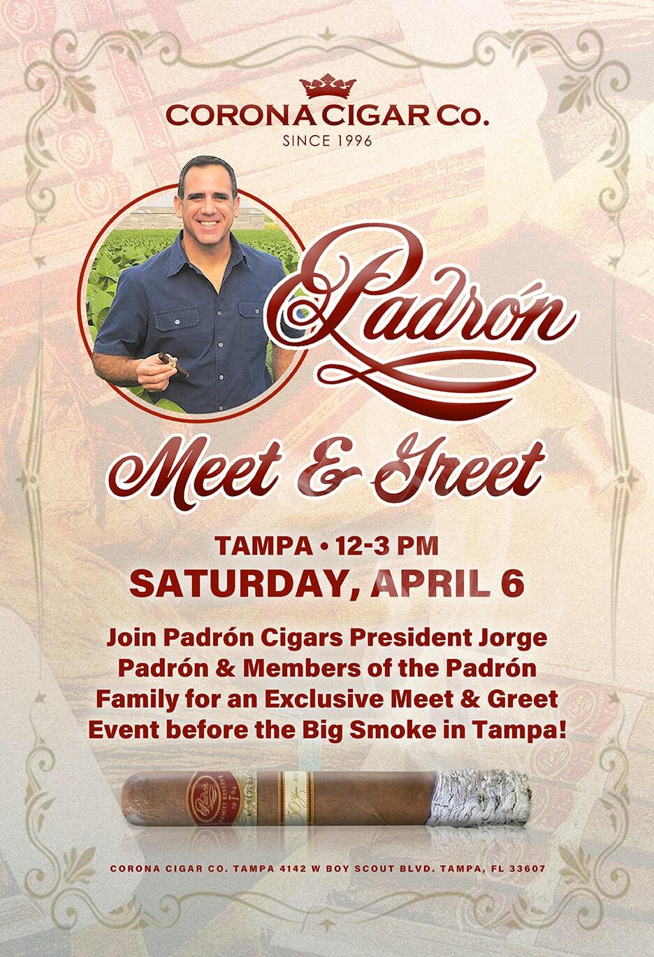 Jorge Padrón Meet & Greet - Tampa