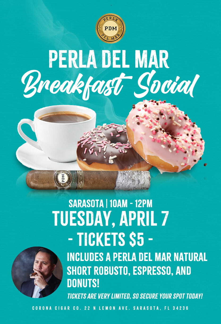 Perla del Mar Breakfast Social Event - Sarasota