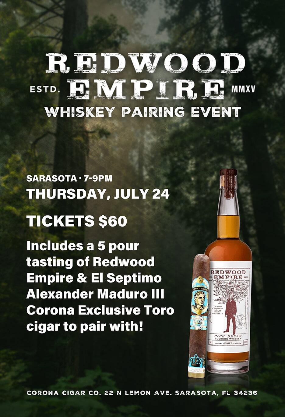 Redwood Empire & El Septimo Pairing Event - Sarasota