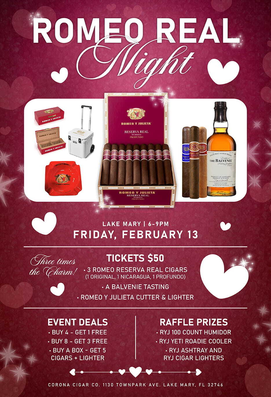 Romeo Real Night with The Balvenie - Lake Mary/Heathrow