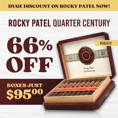 66% OFF Rocky Patel Quarter Century Robusto