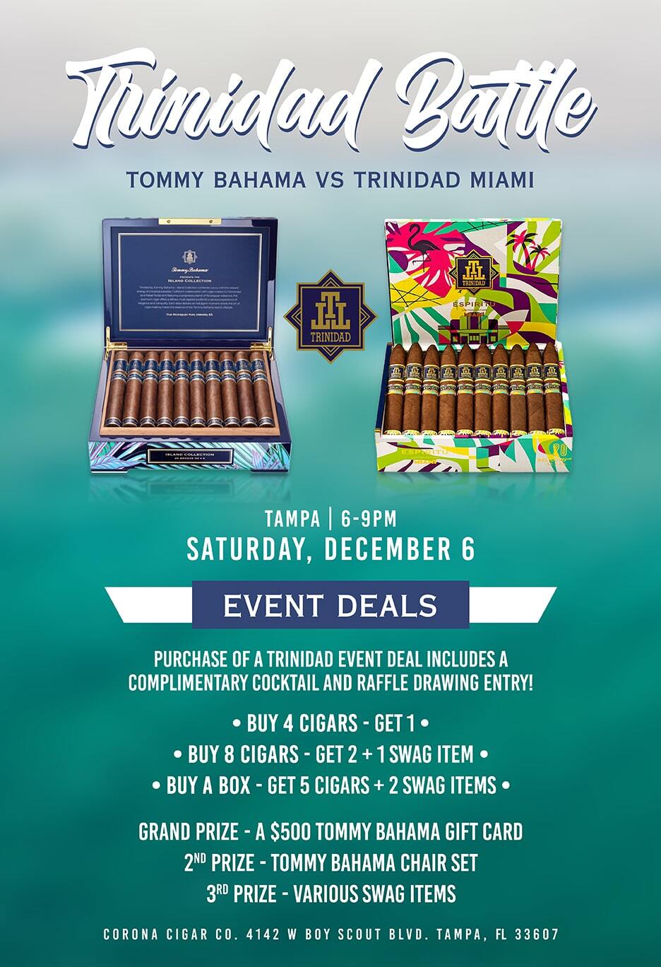 Trinidad Event: Tommy Bahama vs. Trinidad Miami - Tampa
